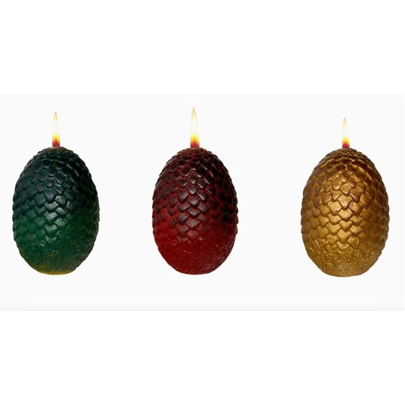 Game of Thrones Dragon Egg Sculpted Candles - Picture 3 of 8